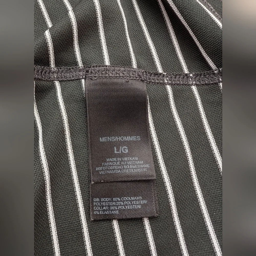 The North Face Striped Polo Shirt Mans Size L